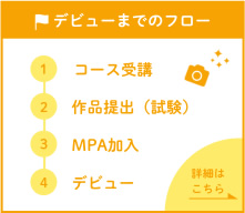 デビューまでのフロー